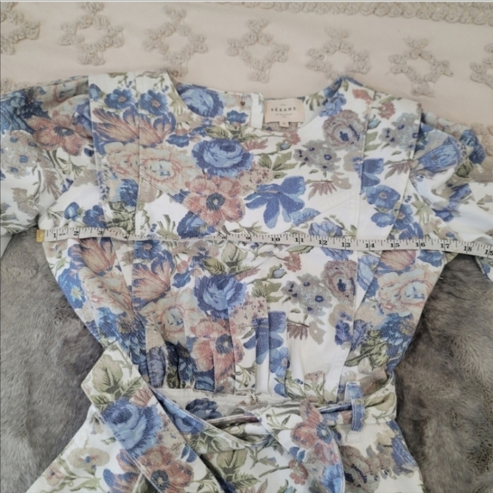 SÉZANE  100% Organic Cotton Denim Mini Dress - Picture 6 of 17